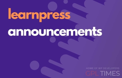 learn press announcements