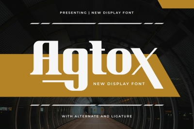 Agtox - New Display Font