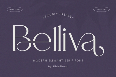 Belliva Modern Serif Font