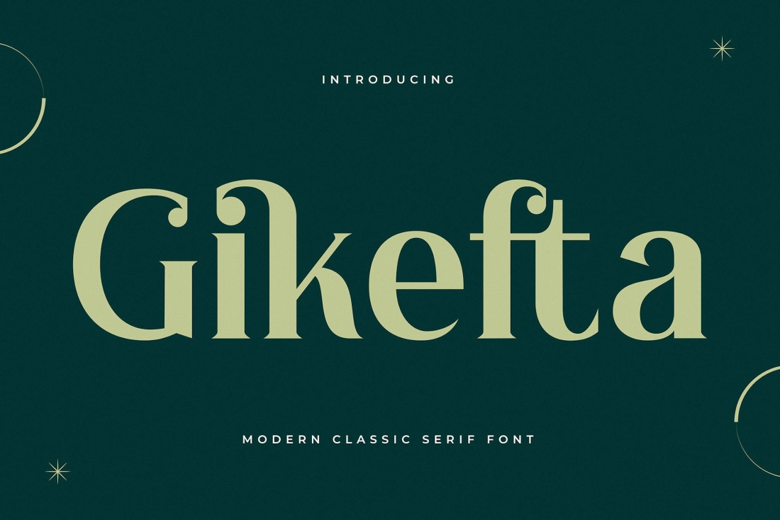 Gikefta Modern Classic Serif Font