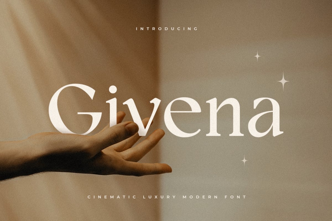 Givena - Cinematic Luxury Modern Font