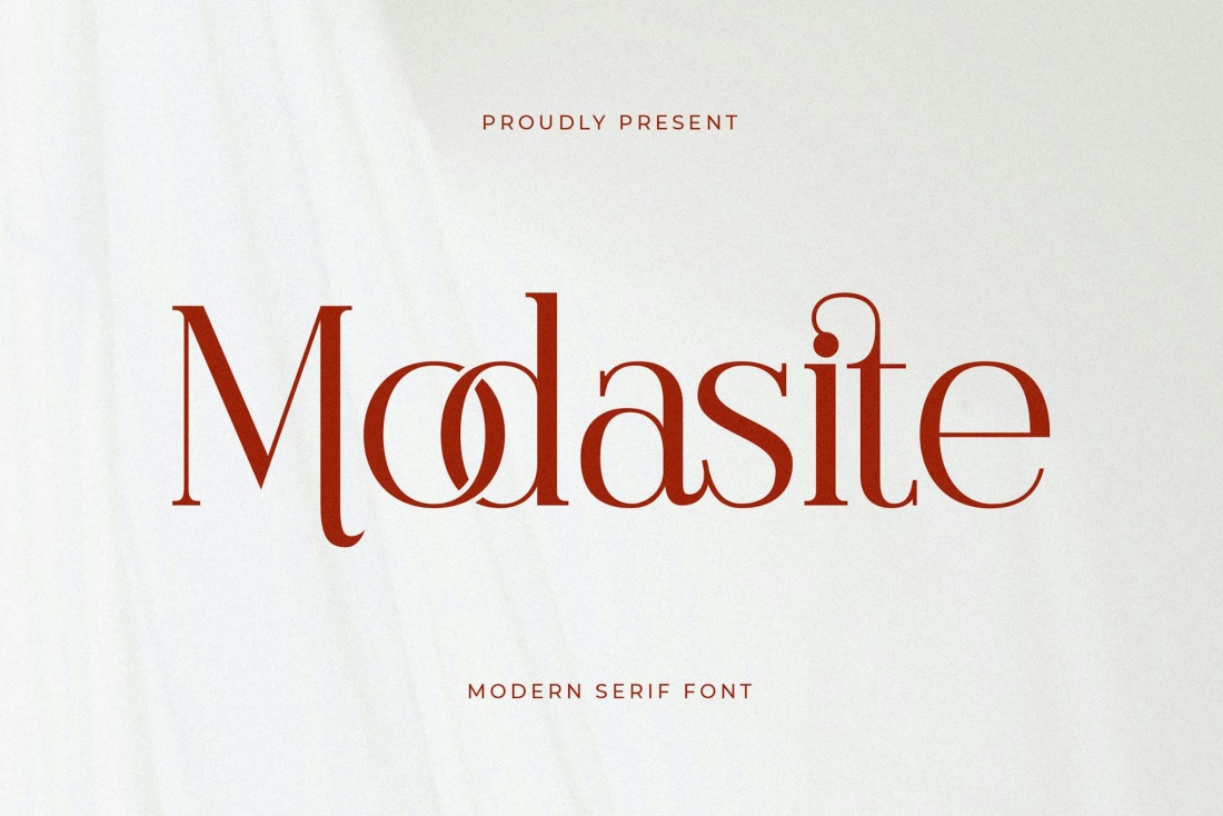 Modasite Modern Serif Font