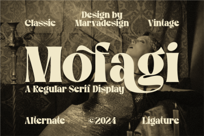 Mofagi - A Classic Serif Display