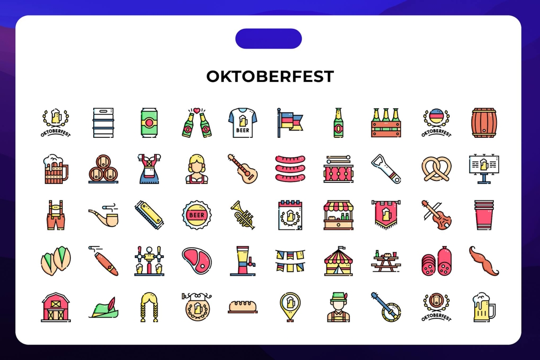 Oktoberfest Icons