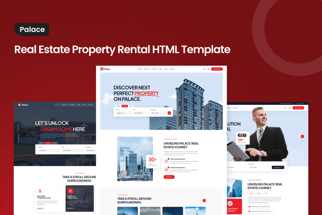 Palace - Real Estate Property Rental HTML Template